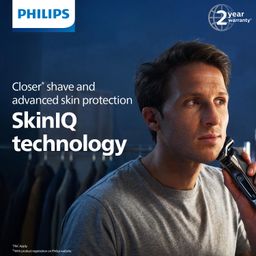 Philips Electric Shaver for Men | Close shave, advanced skin protection with advanced SkinIQ Technology | Smooth glide, close shave, even on 3-day beards | Senses, Adapts and guides on the correct motion | 360 D Flexing heads | S7887/35 image 2