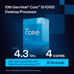 intel Intel® Core i3-10100 Processor (6M Cache, up to 4.30 GHz) BGA 437 Socket image 3