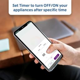 smartmesh 10A Smart Plug powered by Jio IoT with Energy monitoring- Suitable for small appliances like Electric Kettle, Speaker, TV, Mobile and Laptop Chargers (Works with Alexa and Google Assistant) image 4