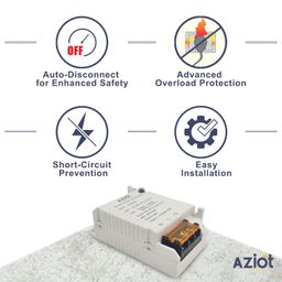 Aziot 30Amp with Energy Monitoring WiFi + BLE Smart Circuit Breaker – Mobile App Control, Alexa & Google Assistant Compatible, Easy Installation, Made in India image 4