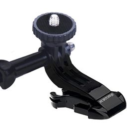 subton SUBTON® J-Mount Hook Buckle for Action Camera with 1/4 inch Screw Thread Pole Mount|Compatible with Chest Strap/Belt, Mobile Mount & All GoPro Max/GoPro Hero 10 9 8 7 6 5 4 3+ 3 HD image 1