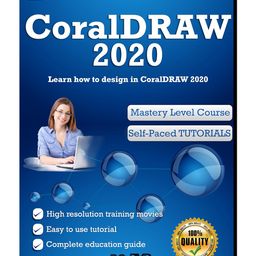 Mastering CoralDRAW 2020 Training Tutorial Video DVD – Fast Learning Self-Paced Tutorial High Quality Training Videos with Examples | No Subscription Required | LIFETIME ACCESS | NO LIMITS image 1