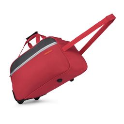 aristocrat Enigma 52 Cm Polyester Softsided Cabin Size Duffle Trolley with Wheels - Red image 5