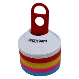 Roxan Saucer Cone Set of 50 Multi-Color with Plastic Stand image 3