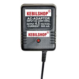 kebilshop 4.5 Volt 500mA Power Adapter with 4 Multi Pin and Polarity Change Option for Radios,Torches,Toys,Trimmer,Allpurpose Use,for Electronics Items., Musical Instruments image 1
