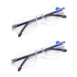 myreen Rimless Reading Glasses for Men and Women with Blue Light Blocking Lenses, Chashma for Near Vision, Reading books, Newspaper, Mobile and Computer Use image 1