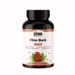CITRUS NUTRACEUTICAL Pine bark 100 mg For Support Antioxidant Heart health Inflammation and Healthy joints- 60 Capsules image 1