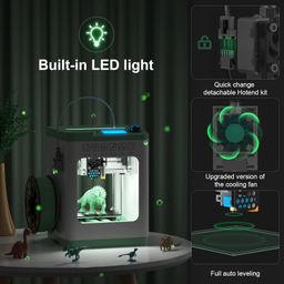 Entina 3D Printers Tina2S with Wi-Fi Cloud Printing, Fully Assembled and Auto Leveling Mini 3D Printer for Beginners, High Precision Printer with Smart Control and Heated Spring Steel Build Plate image 4