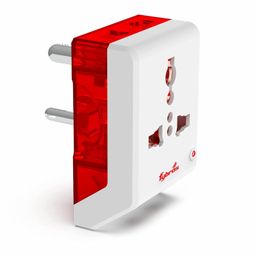 Fybros Eco 3 Pin Multi Plug Socket | Travel Socket Adaptor image 1