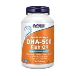 now foods Now Foods, DHA-500, Double Strength, 180 Softgels image 1
