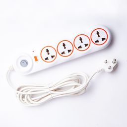 Nippo Surge Protector 4 Socket 1 Switch-2 mtr image 1