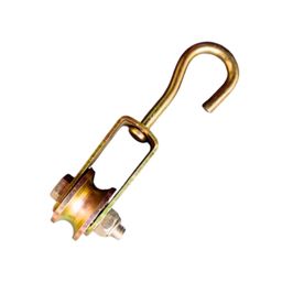Myjas- Unbreakable Solid Roller Pulley Pulley Machine Tool for Lifting Rope, Gym, Exercise, Pull up bar, Climbing, Hanging, Gold image 1