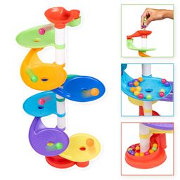 RATNA'S Rainbow Whirlpool 7 Layer Ball Drop and ROLL Swirling Tower for Baby and Toddler Development of Age 3+ Years Kids Multicolour image 2