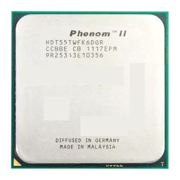 CPU ph II X6 1055T Prosesor CPU 6-Core (2.8 GHz/6 M/95 W) Socket AM3 AM2 + 938 Pin image 1