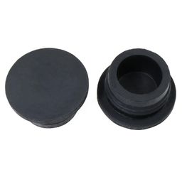 LUORNG 2PCS Pool Step Replacement Plug Pool Step Protector Pool Ladder Bumper Rubber Plug Black Rubber Pool Step Bumper image 2