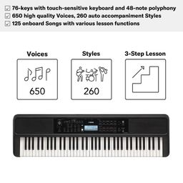 Yamaha PSR-EW320 Portable Keyboard With 76 Keys image 3