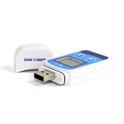 ELBME Temperature Data Logger High Accuracy USB Data Recorder 32000 Points LCD Display IP67 Waterproof Industrial Data Loggers for Cold Chain Transportation image 3