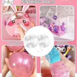 nudfsy Nano Tape Set - 28 Pcs Kit With Pump, Base Material, Balloon, Glue & DIY Decompression image 4