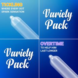 NOTTY BOY Assorted Honeymoon Condom For Men - Dotted, Overtime, Thin, Ultra Ribbed, Raised Dots, Extra Lubricated, 4-In-1 and 3 in One Multi Textured- Set of 8, 80 pcs image 4