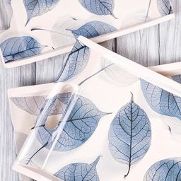 U.P.C. Tray Set for Serving/Melamine Tray Set for Serving Set of 3 Large, Medium and Small Size, Serving Tray Set of 3, Multi-Use Nashta Plate & Tea Tray Sets. image 3