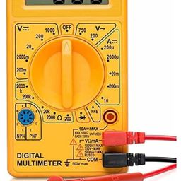 BRISTO LCD Display Digital Multi-meter Digital Multimeter (Yellow Color) image 1