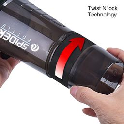 COOL INDIANS Combo of Gym Shaker with Wrist Band and Sippy for Gym & Fitness Kit|Gym Shaker|Workout Bottle|Wrist Wrap|Gym Hand Band for Men & Women. (Black) image 2