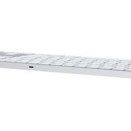 Apple Magic Keyboard with Numeric Keypad: Bluetooth, Rechargeable. Works with Mac, iPad or iPhone; US English, Silver image 3
