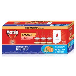 Mortein Insta5 Mosquito Repellent | Combo Pack - Machine + 3 Refills (45Ml Each) |100% Protection From Dengue Mosquitoes, Pack Of 1 Multicolour image 2