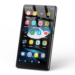 ahenod 160GB MP3 Player with Bluetooth and WiFi, 5" Android MP4 Player, Kids Player with Speakers, HiFi Sound, Music Player with Spotify, YouTube, Play Store, Support Up 512GB image 1