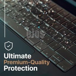OJOS Keyboard Cover Protector Skin for 2024-2021 M3 M2 MacBook Air 15" (A3114 A2941) Air 13.6" (A3113 A2681), MacBook Pro 14" 16" M4 M3 M2 M1 (A2918 A2992 A2779 A2442 A2991 A2780 A2485) Translucent image 2