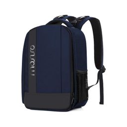 MOSISO Camera Backpack, DSLR/SLR/Mirrorless Photography Camera Case Buffer Padded Shockproof Camera Bag with Customized Modular Inserts&Tripod Holder Compatible with Canon,Nikon,Sony etc, Navy Blue image 1