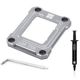 Thermalright intel12th 13th generation LGA1700 anti-bending buckle,curved pressure plate,CPU fixing buckle,CPU stress bending correction fixer, fully fitted and fixed without trace installation (gray) image 1
