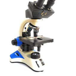 Gupta Opticals Professional Research Clinical Doctor Trinocular LED Microscope with Objectives and Camera Port image 1