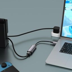 Astrill USB-c to Hdmi-Compatible Adapter with High Resolution & fPlug and Play for Home and Office use image 2