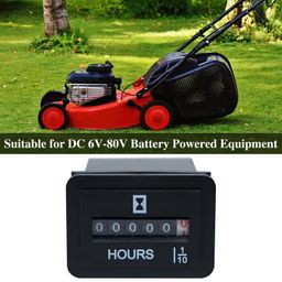 Jayron Snap in Mechanica Hour Meter Rectangular Hour Meter NR-HM001 DC6-80V 12V 24V image 2