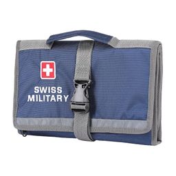 Swiss Military Wrapper TW6, Storage Organizer, Multi-Functional Elastic Holders | Mesh Pockets, Dedicated Slots for SIM and SD Cards, Water-Resistant Polyester, Hanging Loop Portable Travel Accessory image 1