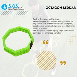 SAS Octagon Ladder Speed & Agility Rings with Carrying Bag image 3
