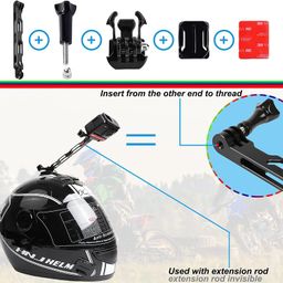ADOFYS Motorcycle Accessory Bundle Compatible with Insta360 ONE X2, X3, ONE X, ONE R, RS, Gopro Hero Max, Fusion, DJI OSMO Action 2 Camera image 5