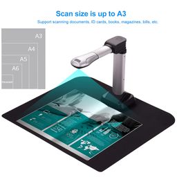 BK51 USB Document Camera Scanner Capture Size A3 16 -p els High S ed Scanner with LED Light for ID Cards Passport Books Watermarks Setting PDF Format Export for Classroom Office Library Bank' image 4