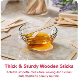 gusto [200 Count] 4.5 Inch Wooden Multi-Purpose Popsicle Sticks for Crafts, ICES, & Ice Cream image 3