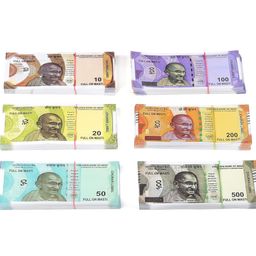 NAKLI Currency (6 X 100=600 Each) for Kids Denomination Learning Money 10 | 20 | 50 | 100 | 200 | 500 Artificial Playing Currency, Learn Money Skills, Fake Money, Dummy Note for Moving SHOTING image 5