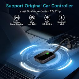 kssvzz Wireless Carplay Adapter - Mini Car Play Wireless Adapter, Converts Factory Wired to Wireless Carplay Dongle, Plug & Play Carplay Adapter Compatible with Apple iPhone 6+/iOS10+ & Cars Built-in CarPlay image 4