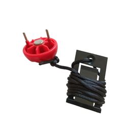 UJEAVETTE® Running Machine Safety Key Treadmill Magnetic Security Switch Lock Gym Round Plug image 1