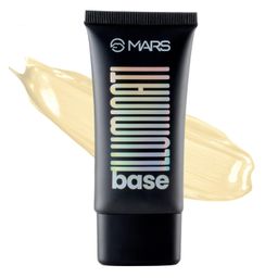 MARS Illuminati Base Dewy Primer with Highlighter | Glowy Dewy Primer for Face Makeup | Natural Finish (45ml) (GOLD) image 1