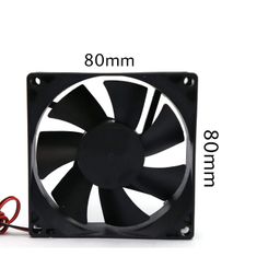 electronic spices Electronicspices DC 12V Cooling Fan for PC Case CPU Cooler Radiator WITH (JST CONNECTOR) (BLACK) image 3