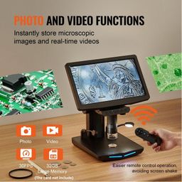 ETZIN IPS high-Definition Display HDMI Digital Electron Microscope, 50X-1600x Magnification, HDMI on Screen Display, with Wireless Infrared Remote Control, Compatible with PC EPL-1115IM. image 2