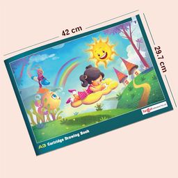 target publications A3 Drawing Book for Artists, Kids | A3 Sketch Book| 34 White Blank Plain Pages | Soft Bound | 42 x 29.7 cm| Sketching, Colouring, Painting | Pack of 6 image 3