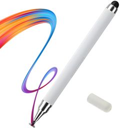 iAccessories 2-Way Dual-Sided Stylus Pen Compatible with All Touch Screens Devices Mobile Phones Android Tablet iOS Windows Smartphones - White image 1