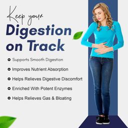 fitnessveda Digestive Enzyme Capsules | For Better Digestive Function, Healthy Gut, & Health Management for both Men & Women… image 4