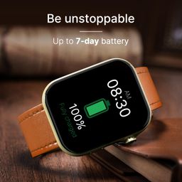 Noise ColorFit Ultra 3 Bluetooth Calling Smart Watch with Biggest 1.96" AMOLED Display, Premium Metallic Build, Functional Crown, Gesture Control with Silicon Strap (Jet Black) image 5